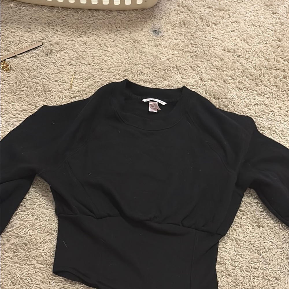 Victoria Secret Black Long Sleeve Top